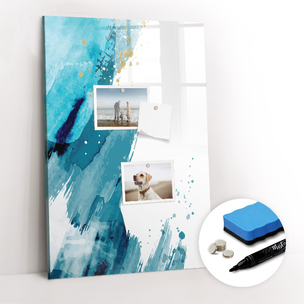 Magnetisch memobord van glas voor aan de muur Schilderen