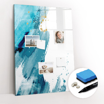 Magnetisch memobord van glas voor aan de muur Schilderen