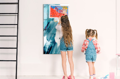 Magnetisch memobord van glas voor aan de muur Schilderen