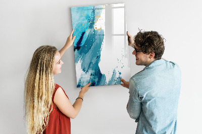 Magnetisch memobord van glas voor aan de muur Schilderen