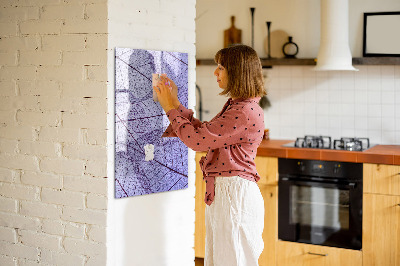 Wandbord van glas magnetisch en uitwisbaar Bladtextuur
