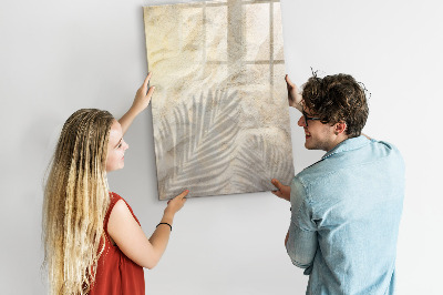 Wandbord van glas magnetisch en uitwisbaar Zomerzand op het strand