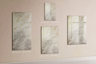 Wandbord van glas magnetisch en uitwisbaar Zomerzand op het strand