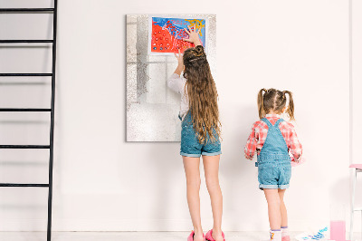 Glazen magneetbord met decoratieve print Mandala's