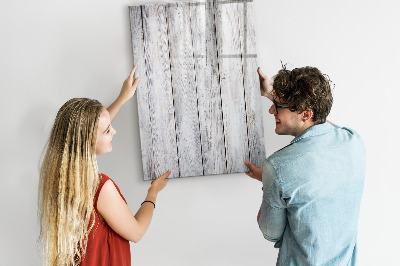 Glazen magneetbord met decoratieve print Geschilderd hout