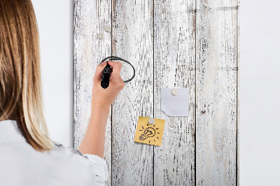 Glazen magneetbord met decoratieve print Geschilderd hout