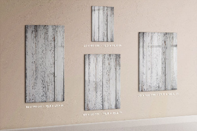 Glazen magneetbord met decoratieve print Geschilderd hout