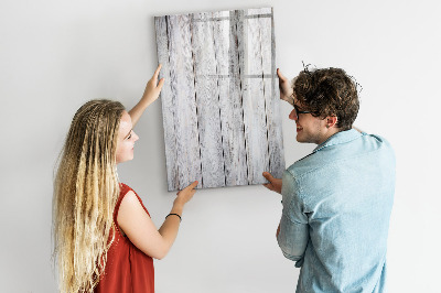 Glazen magneetbord met decoratieve print Geschilderd hout