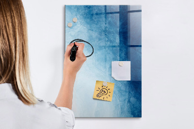 Magnetisch memobord van glas voor aan de muur Wateronttrekking