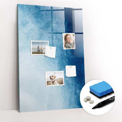 Magnetisch memobord van glas voor aan de muur Wateronttrekking