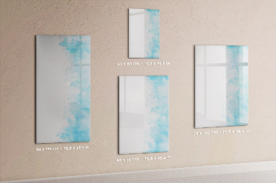 Glazen magneetbord met decoratieve print Waterverfvlekken