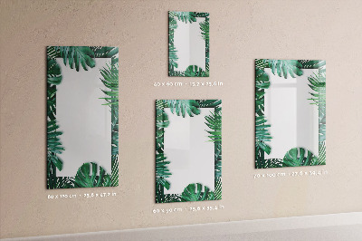 Glazen magneetbord met decoratieve print Monstera Frame