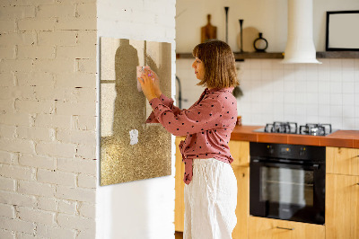 Wandbord van glas magnetisch en uitwisbaar Decoratief materiaal
