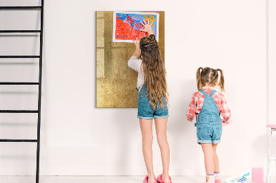 Wandbord van glas magnetisch en uitwisbaar Decoratief materiaal