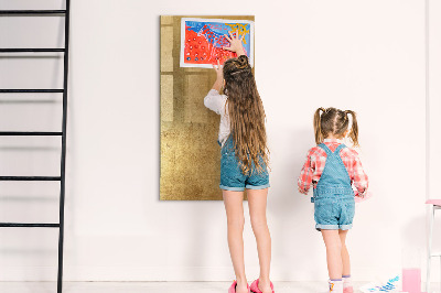 Wandbord van glas magnetisch en uitwisbaar Decoratief materiaal