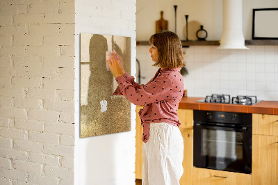 Wandbord van glas magnetisch en uitwisbaar Decoratief materiaal