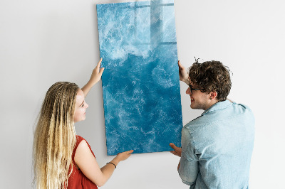 Magnetisch memobord van glas voor aan de muur Water, zee, oceaan
