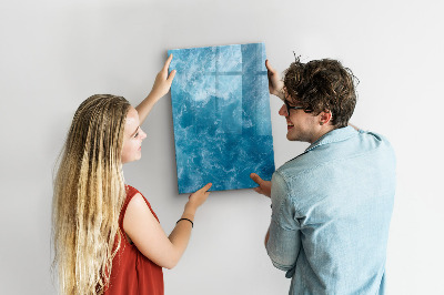 Magnetisch memobord van glas voor aan de muur Water, zee, oceaan