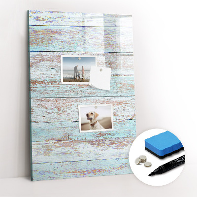 Wandbord van glas magnetisch en uitwisbaar Pastelborden