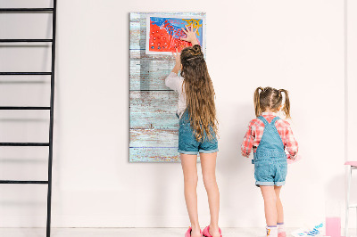 Wandbord van glas magnetisch en uitwisbaar Pastelborden