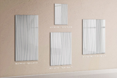 Wandbord van glas magnetisch en uitwisbaar Lijnen van abstractie