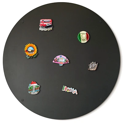 Rond magnetisch wandbord met een diameter van 70 cm