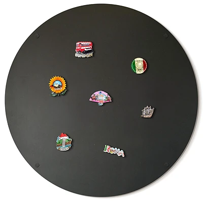 Rond magnetisch bord van metaal ⌀90 cm
