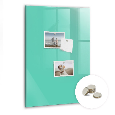 Magneetbord Turquoise kleur