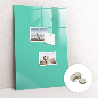 Magneetbord Turquoise kleur