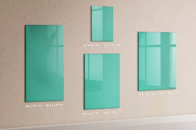 Magneetbord Turquoise kleur