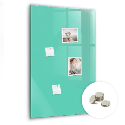 Magneetbord Turquoise kleur