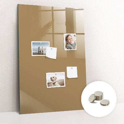 Magneetbord Donkerbeige kleur