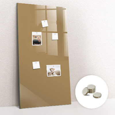 Magneetbord Donkerbeige kleur