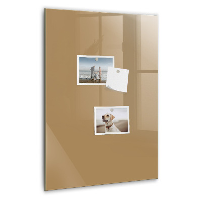 Magneetbord Donkerbeige kleur
