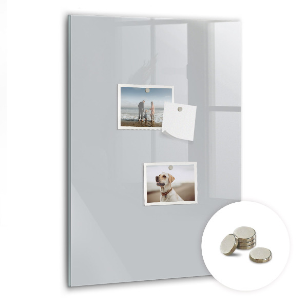 Memo bord Lichtgrijze kleur