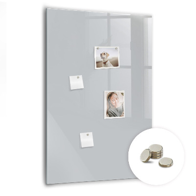 Memo bord Lichtgrijze kleur