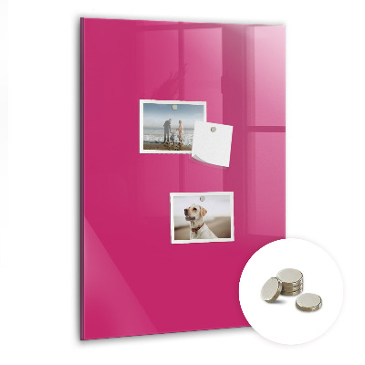 Magneetbord Sterke roze kleur