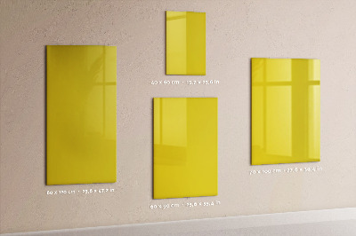 Magneetbord Lichtgele kleur