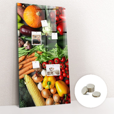 Magneetbord Herfstgroenten