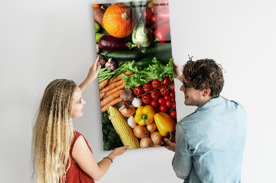 Magneetbord Herfstgroenten