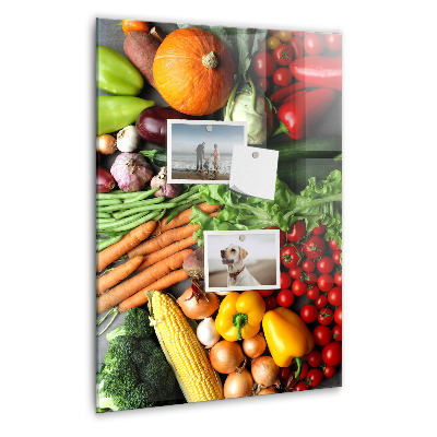 Magneetbord Herfstgroenten