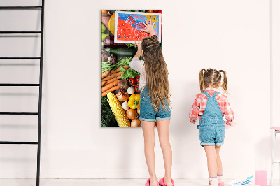 Magneetbord Herfstgroenten