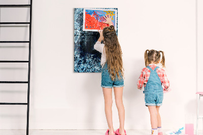 Memo bord Een ijslaag