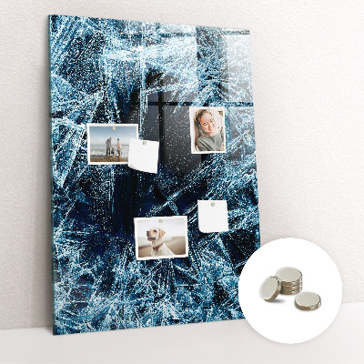 Memo bord Een ijslaag