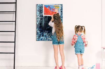 Memo bord Een ijslaag