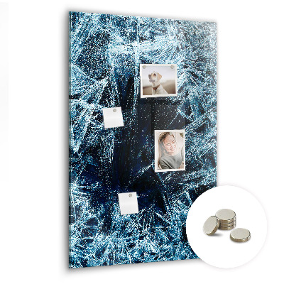 Memo bord Een ijslaag