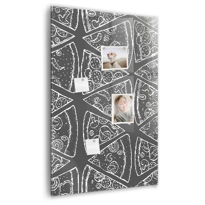 Magneetbord Tekening van een pizza