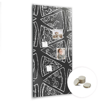 Magneetbord Tekening van een pizza
