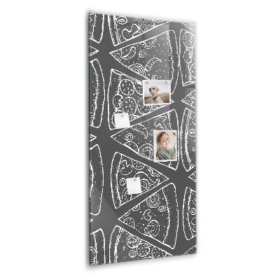 Magneetbord Tekening van een pizza