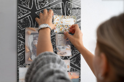 Magneetbord Tekening van een pizza